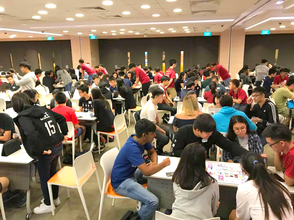 Board game competition organised by NTU Investment Interactive Club and SmartCo.