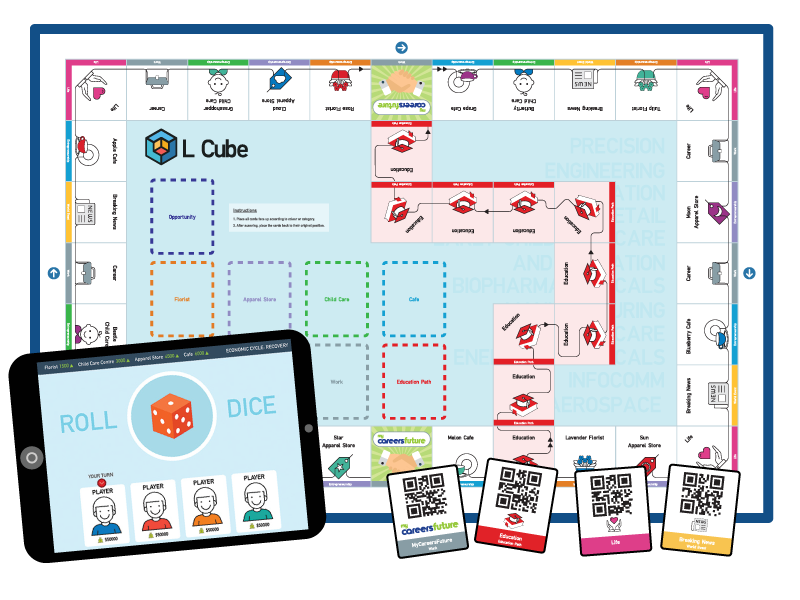 L Cube board game